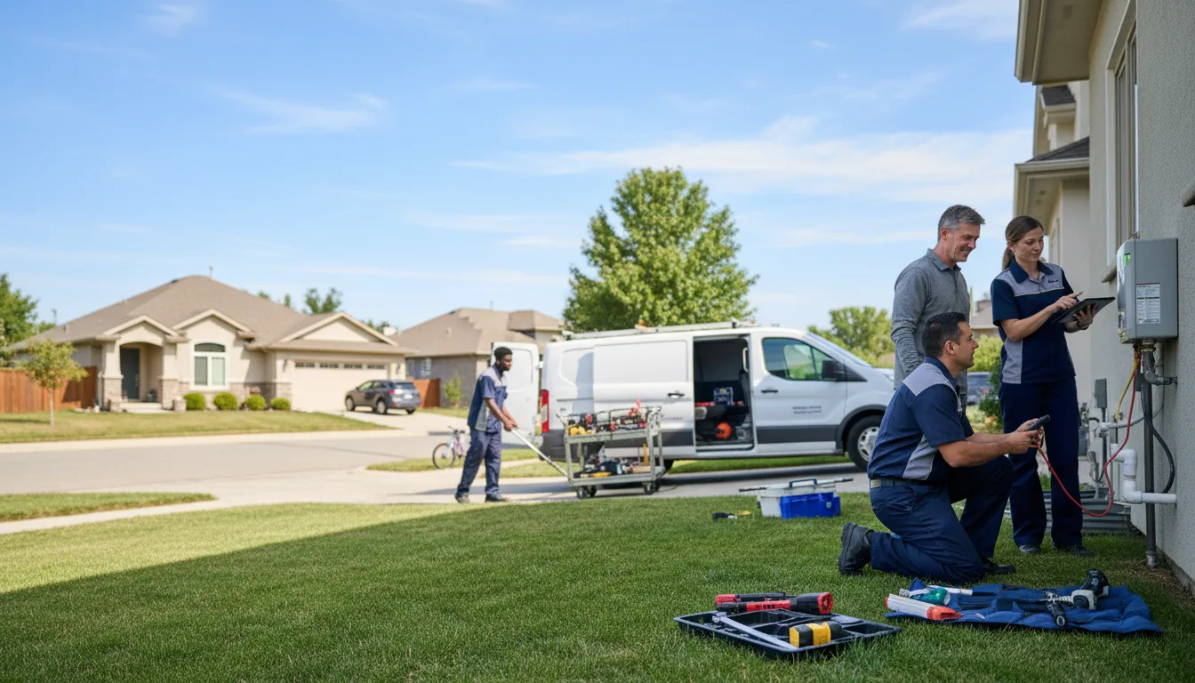 Tankless water heater service in Tyler, TX